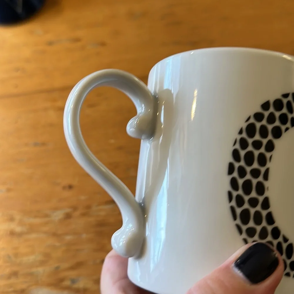 ☀️ 3 for 15 ☀️ NWOT West Elm ‘C’ coffee/tea mug